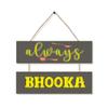 PAPER PLANE DESIGN Door Hanging Funny Quirky (Always Bhooka) view 1