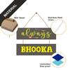 PAPER PLANE DESIGN Door Hanging Funny Quirky (Always Bhooka) view 2