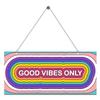 PAPER PLANE DESIGN Door Hanging Funny Quirky (Good Vibes) view 1