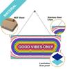 PAPER PLANE DESIGN Door Hanging Funny Quirky (Good Vibes) view 3