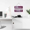 PAPER PLANE DESIGN Door Hanging Funny Quirky (Haq Se Single) view 3