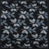 Factcore Solid Fridge Cover for Top with 6 Pockets (21 X 39 Inches) (Black Leaf) view 3