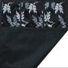 Factcore Solid Fridge Cover for Top with 6 Pockets (21 X 39 Inches) (Black Leaf) view 4