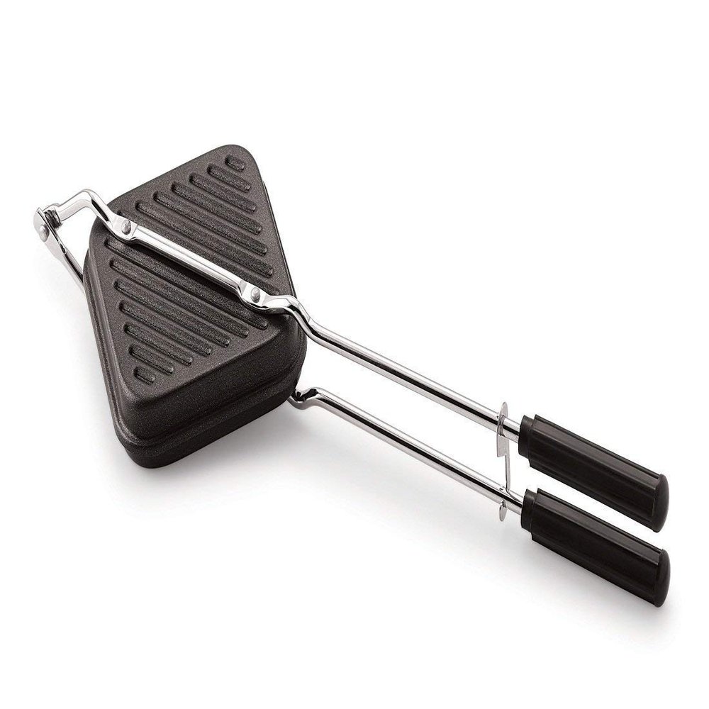 Elexiq Non Stick Regular Gas Grill and Toaster Sandwich Maker (Black) (sandwich griller)