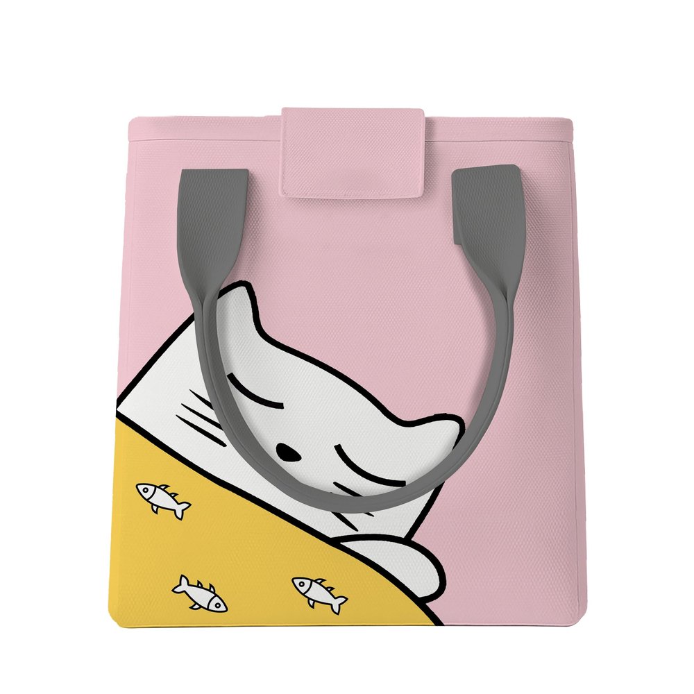The Purple Tree Insulated Lunch Bags for Women and Kids (Pack of 1, Pink) Portable Lunch Bags, Lunch Bugs with Thermal insualtion, hot and Cold Lunch Bags, Tiffin Bags,Canvas,3.8 Liters