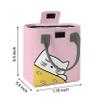 The Purple Tree Insulated Lunch Bags for Women and Kids (Pack of 1, Pink) Portable Lunch Bags, Lunch Bugs with Thermal insualtion, hot and Cold Lunch Bags, Tiffin Bags,Canvas,3.8 Liters view 4