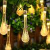 MIRADH 5 Metre 20 Bulb Long Waterdrop Globe Crytal String Light for Decoration, Plug Powered, Warm White(Plastic, LED ) view 3