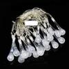 MIRADH 5 Metre 20 Bulb Long Waterdrop Globe Crytal String Light for Decoration, Plug Powered, Warm White(Plastic, LED ) view 4