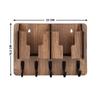 Sehaz Artworks Key Holder for Home Decor Stylish | Key Hanger | Key Stand for Wall | Key Chain Holders | Key Holder Stand (5 Hooks, Beige) view 4