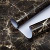 GRAPHIX DESIGN High Gloss Brown Marble Wallpaper, 24 x 96 Inch view 1
