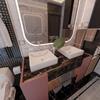GRAPHIX DESIGN High Gloss Brown Marble Wallpaper, 24 x 96 Inch view 4