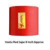 Treemaison Vastu Red Tape | Size - 4 Inch (96 mm) Approx | Length- 20 Meter (Approx) | Vastu Tape Remedy for Toilet | Vastu Tape for Main Door Entrance | Vastu Tape for Negative Entrance | Pack of 1 view 2