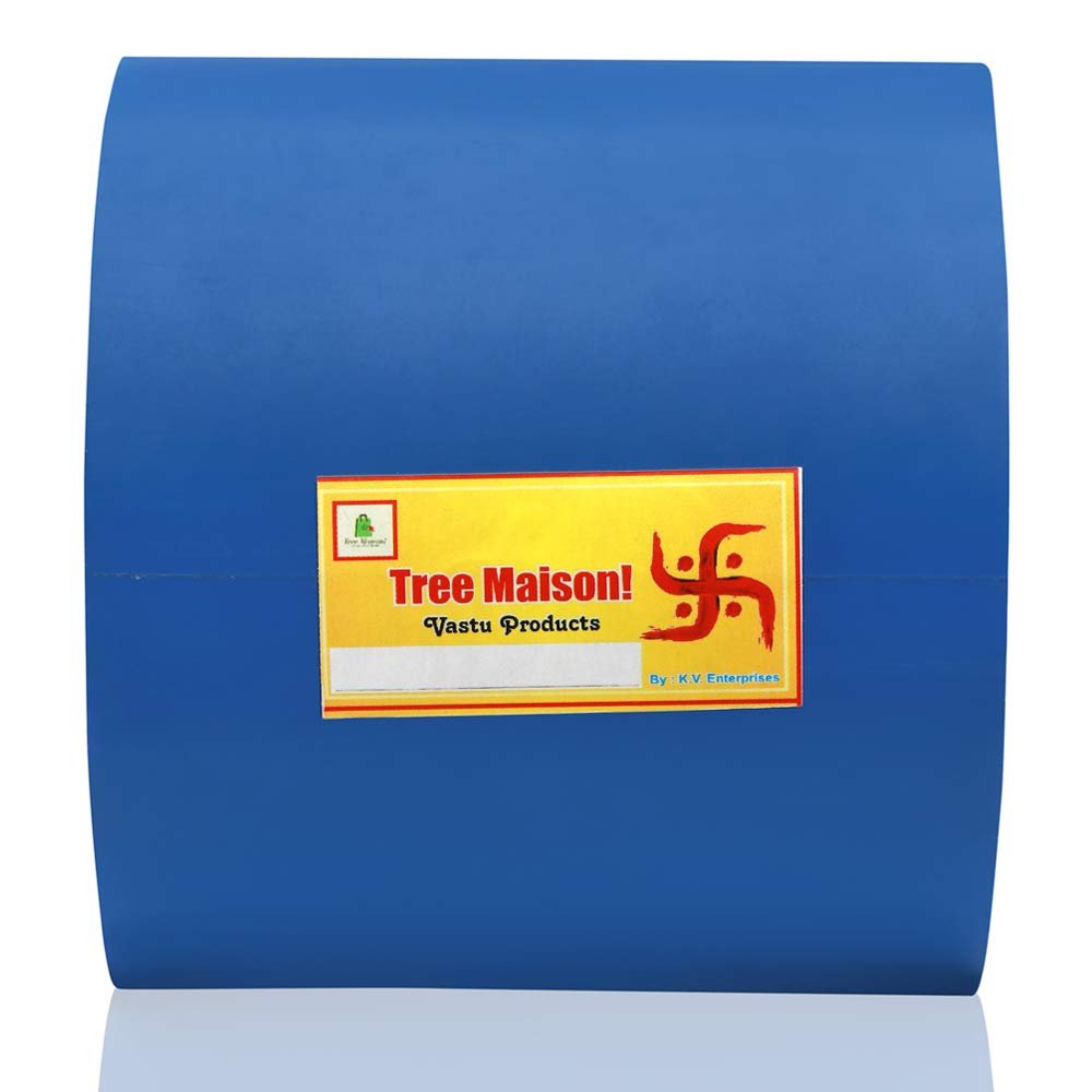 TREEMAISON CORONATING HOMES Vastu Blue Color Tapes, Vastu Tape (4Inch,25 Meter Approx.)
