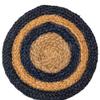 JASMEY HOMES Set of 2 Dining Table Mat 30cm Round Mat - Blue (Double Ring) | Used as Centre Table dcor placemat/House Warming Gifts for New Home view 4