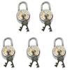 Satyam Active 65MM-8 Levers- 3 Keys Hardened Shackle Padlock-5pc view 1