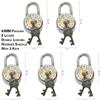 Satyam Active 65MM-8 Levers- 3 Keys Hardened Shackle Padlock-5pc view 2