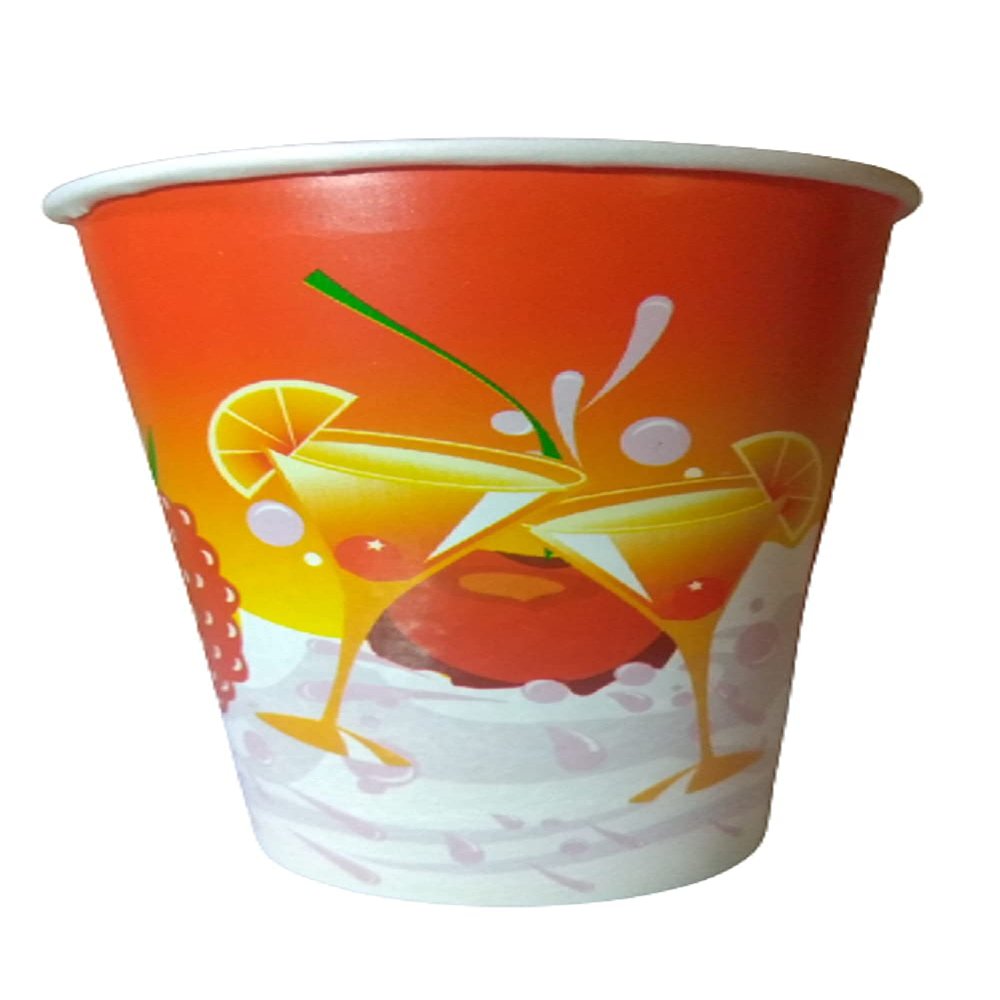 Fewturaa Brand 250ml Disposable Paper Cup (290 GSM Quality) Pack of 1 ( 50 Pieces) Juice Coffee and Tea Cups Event and Party