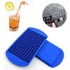 Divik Small Ice Cube Maker | 160 Mini Ice Cube Mold with Cover Frozen Tray Ice Making Tray view 3