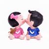 Pride Store Kissing Couple with Magnet on Lips Random Article Valentine's for Girlfriend, Boyfriend, Wife, Husband, Him, Her Showpiece Couple (Multicolour Cute Kissing Couple) view 2