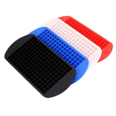 SC Mart Ice Tray, Ice Cube, 160 Gird Silicone Ice Cube Small Square Shape Maker Tray, Very Use Full in Summer(Multicolor) 2pcs