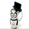 The Click India Ceramic Snowman Mug/Cup with Silicon Lid Cover Christmas Gifts for Kids Childrens Girls Coffee Mug/Cup-1 Piece 300 ml (Multicolor) (Snowman White) view 1
