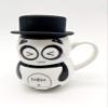 The Click India Ceramic Snowman Mug/Cup with Silicon Lid Cover Christmas Gifts for Kids Childrens Girls Coffee Mug/Cup-1 Piece 300 ml (Multicolor) (Snowman White) view 2