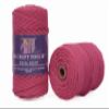 DK Craft Touch Twisted Macrame Pure Cotton Cord for Macrame DIY and Other Projects (Rose, 4 mm 100 metre) view 1