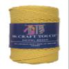 DK Craft Touch 4mm Macrame Cotton Cord,Threads/Rope for Craft Work,Plant Hanger Ropes 3 ply (Lemon Yellow, 4mm (100 metre Length Cord)) view 4