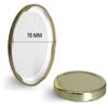 Mkd2 Rise Glass Jar With Gold Cap - 500 Gm, 6 Pieces, Transparent view 4