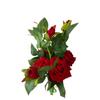 Ryme Artificial Red Rose Flower Combo  Set of 6 Bunches for Home, Office, Wall, or Vase Decoration | Faux Kali Rose Stems for Table & Interior Decor view 2