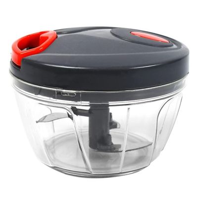 Oblivion Chopper for Kitchen | Vegetable Chopper & Cutter | Onion Chopper | Chopper for Kitchen Use | Hand Chopper for Kitchen | Cutter with 3 Blades for Chopping (Grey 450-ML)
