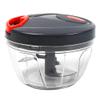 Oblivion Chopper for Kitchen | Vegetable Chopper & Cutter | Onion Chopper | Chopper for Kitchen Use | Hand Chopper for Kitchen | Cutter with 3 Blades for Chopping (Grey 450-ML) view 1