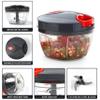 Oblivion Chopper for Kitchen | Vegetable Chopper & Cutter | Onion Chopper | Chopper for Kitchen Use | Hand Chopper for Kitchen | Cutter with 3 Blades for Chopping (Grey 450-ML) view 2