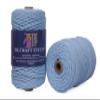 DK Craft Touch 4mm Macrame Cotton Cord,Threads/Rope for Craft Work,Plant Hanger Ropes 3 ply (Ice Blue, 4mm (100 metre Length Cord)) view 1
