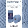 DK Craft Touch 4mm Macrame Cotton Cord,Threads/Rope for Craft Work,Plant Hanger Ropes 3 ply (Ice Blue, 4mm (100 metre Length Cord)) view 2