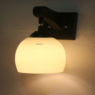 Zsquarehp ZSQUAAREHP Wooden Wall Light/Wall Hanging Lamp for Bedroom, Living Room, Home Decor,Pendant Light Indoor and Outdoor (Brown) (White, 1)