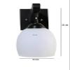 Zsquarehp ZSQUAAREHP Wooden Wall Light/Wall Hanging Lamp for Bedroom, Living Room, Home Decor,Pendant Light Indoor and Outdoor (Brown) (White, 1) view 3