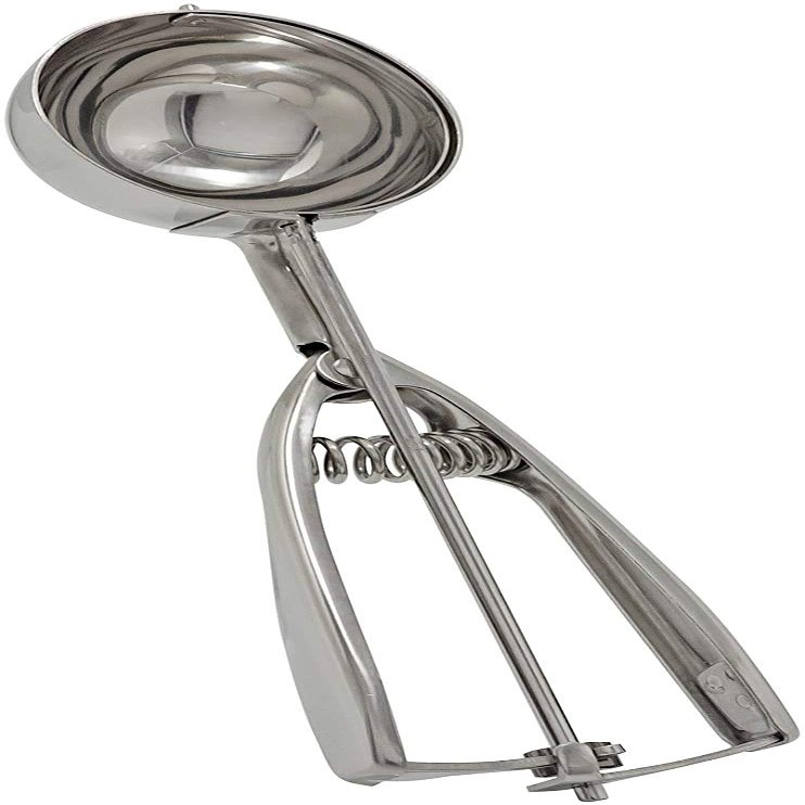 DRODRM Ice Cream Scoop | Ice Cream Serving Spoon Scooper (Stainless Steel)