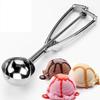 DRODRM Ice Cream Scoop | Ice Cream Serving Spoon Scooper (Stainless Steel) view 2