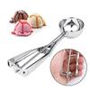 DRODRM Ice Cream Scoop | Ice Cream Serving Spoon Scooper (Stainless Steel) view 3