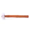 LOVELY Lilyton 50 mm Head Plastic Hammer Wooden Handle with 2 Spare Plastic Mallet/Tip view 3