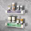 STOIQE Shower Caddy Wall Mount with Towel Bar, Adhesive Bathroom Shelf Storage Organizer No Drilling Shower Shelf Kitchen Storage Basket Rack Shelves view 4