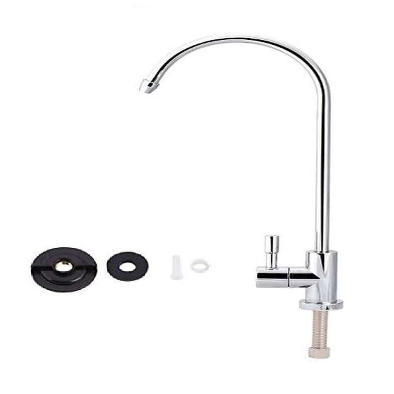IONIX Imported Ro Faucet tap/Faucet for Undersink/All Ro Water purifiers, Stainless Steel Kitchen Sink Faucet Tap Chrome Reverse Osmosis RO Drinking Water Filters