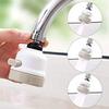MIRARIYA Plastic 360 Degree Rotating Water-Saving Sprinkler, 3-Gear Adjustable Head Nozzle Splash-Proof Filter Extender Sprayer for Kitchen Bathroom, Water Faucet tap (Grey) view 1