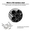 DIN933 304 Stainless Steel Outer Hexagon Screw view 2