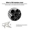 DIN7991 304 Stainless Steel Allen Bolt Socket Cap Screws Hex Screw M-8 * 12 view 2