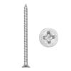 A2 DIN7982#6 304 3.5mm Stainless Steel Screw Countersunk Self Tapping Wood Screws 3.5mm*50mm view 1