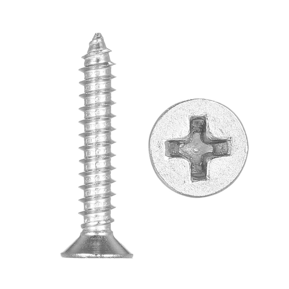 A2 DIN7982#8 304 4.2mm Stainless Steel Screw Countersunk Self Tapping Wood Screws 4.2mm*25mm
