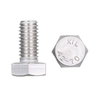 DIN933 304 Stainless Steel Outer Hexagon Screw
