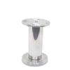 EHardware Depot Stainless Steel Furniture Legs Cabinet Legs Round for Cabinet Sofa Table Kitchen Feet Replacement (Pack of 1 Piece Only) (12 Inch, Chrome) view 1